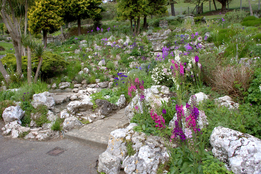 Rock Gardens, Happy Valley, Llandudno, Caernarfonshire, Wales, Great Britain