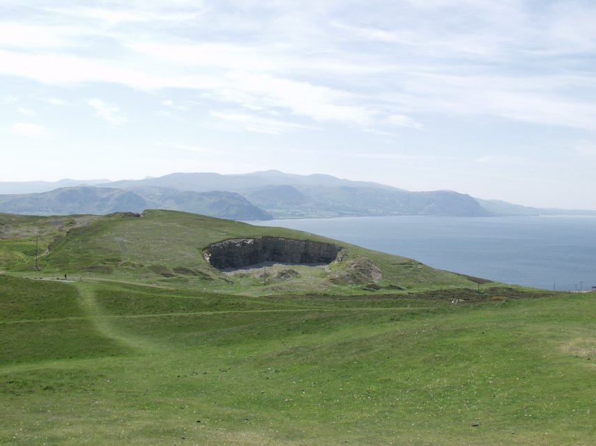 View from the Great Orme summit, Llandudno, Caernarfonshire, Wales, Great Britain