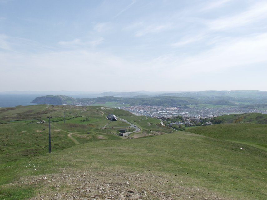 The view from the summit, Great Orme, Llandudno, Caernarfonshire, Wales, Great Britain