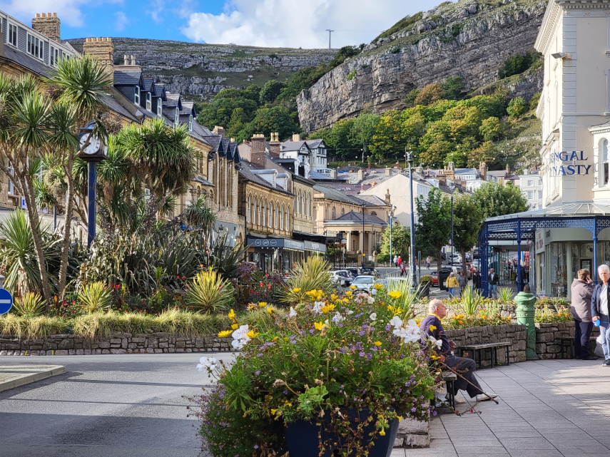 Mostyn Street, Llandudno, Caernarfonshire, Wales, Great Britain