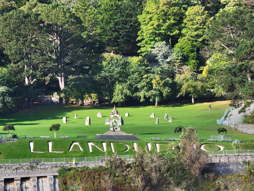 The lower part of Happy Valley, Llandudno, Caernarfonshire, Wales, Great Britain
