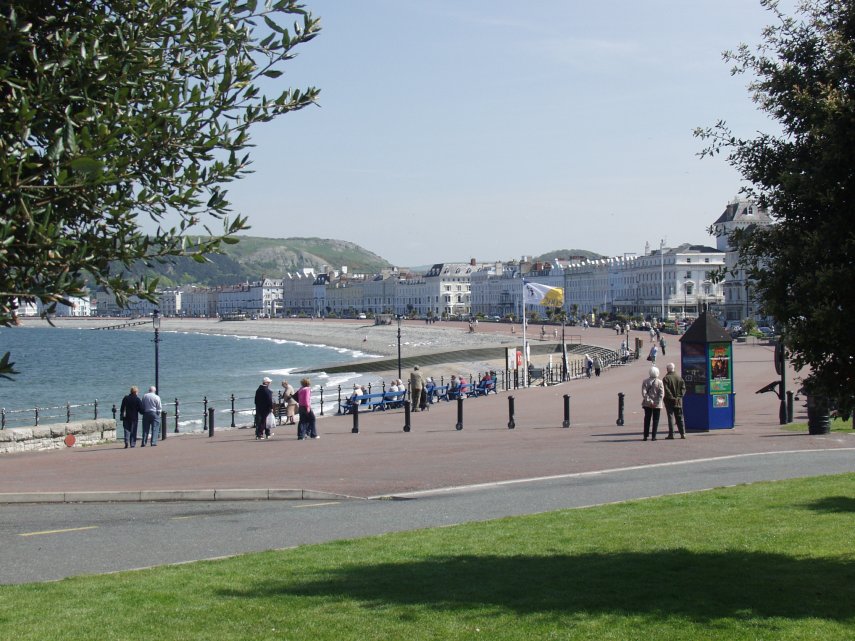 The Sea Front and Promenade, Llandudno, Caernarfonshire, Wales, Great Britain