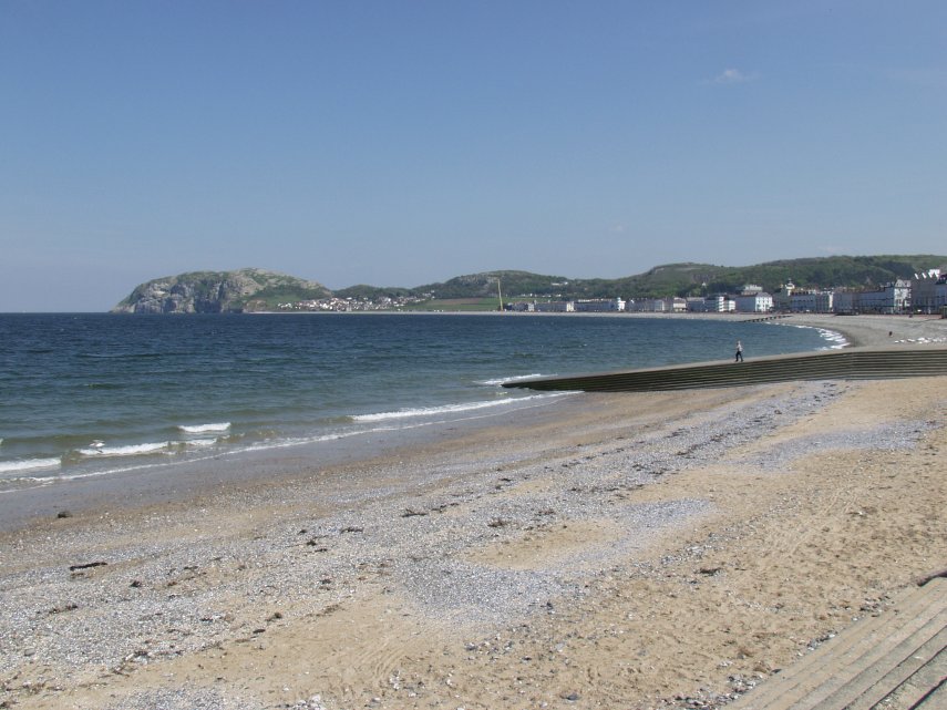 View of the bay at Llandudno, Caernarfonshire, Wales, Great Britain