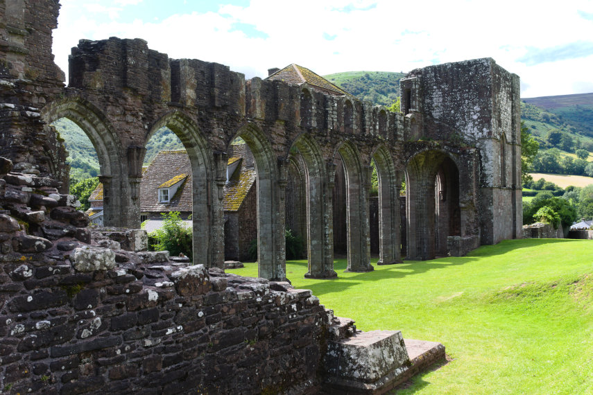 Llanthony Priory ruins, Monmouthshire