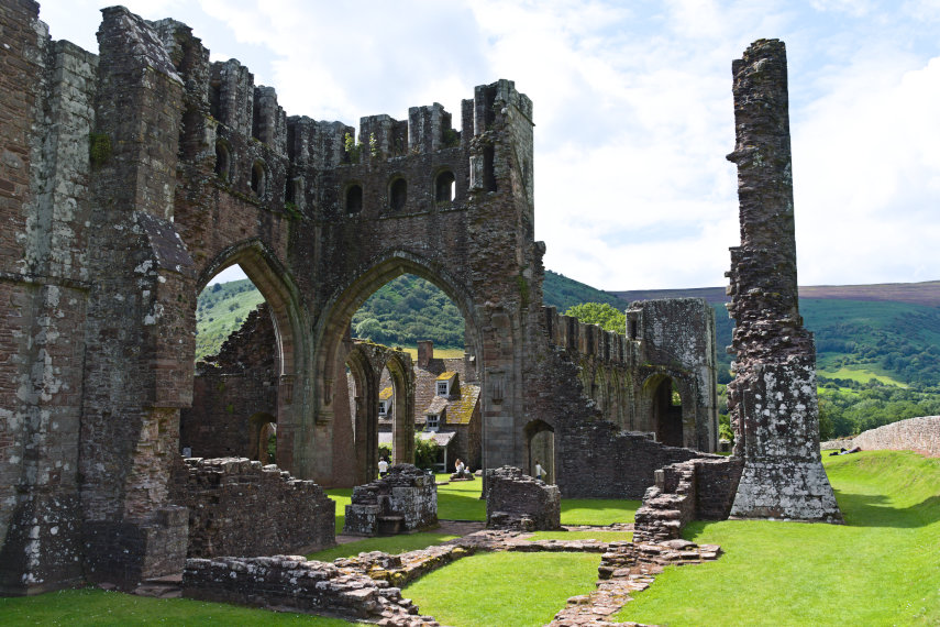 Llanthony Priory ruins, Monmouthshire
