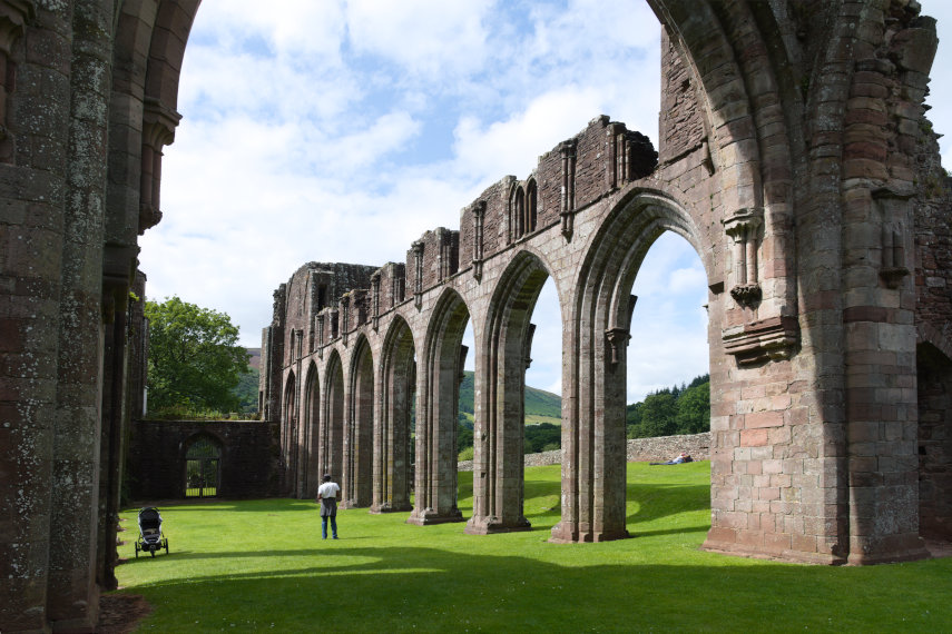 Llanthony Priory ruins, Monmouthshire