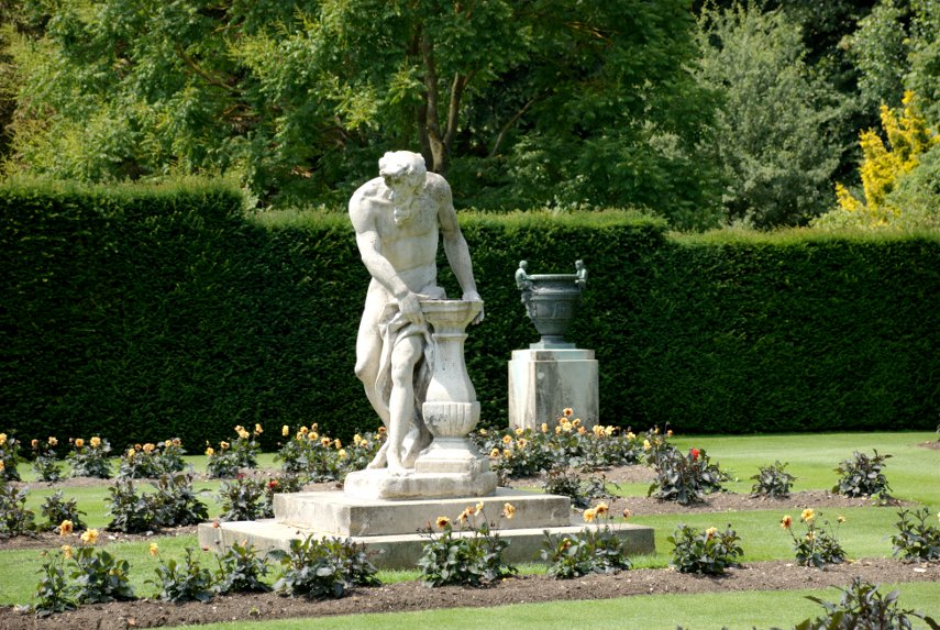 The Formal Garden, Anglesey Abbey, Lode, Cambridgeshire, England, Great Britain