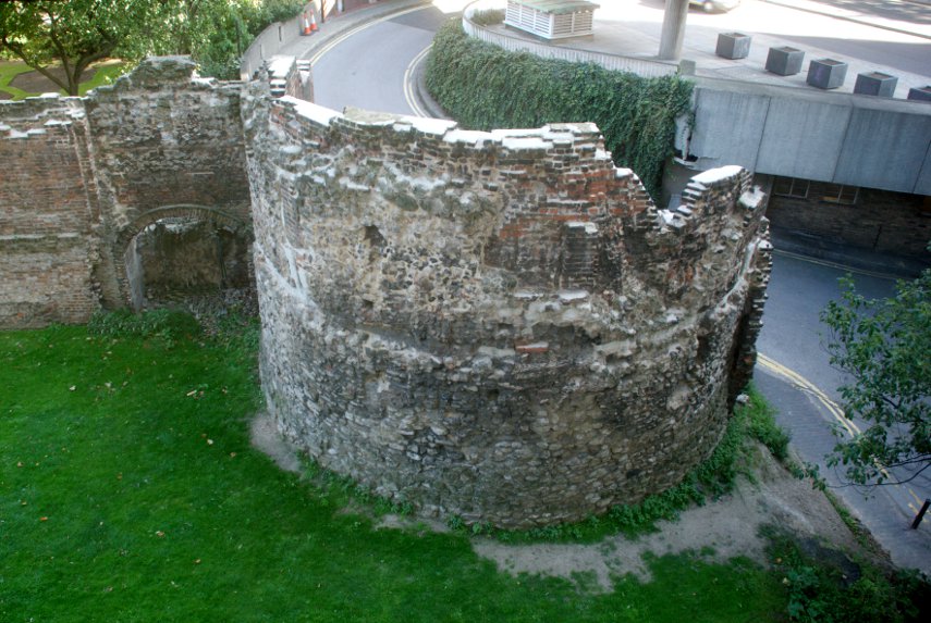 Another 13th Century Bastion, Barbican, London, England, Great Britain