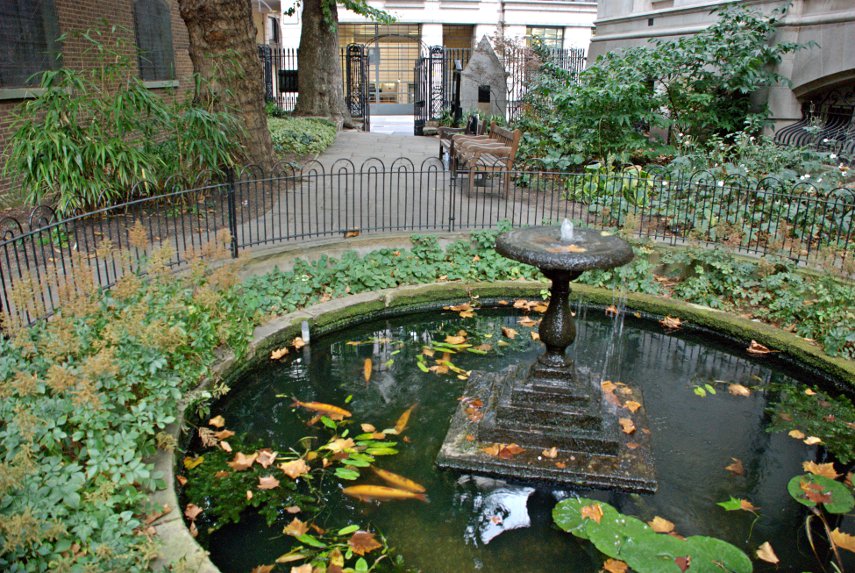 Postmans Park, Barbican, London, England, Great Britain