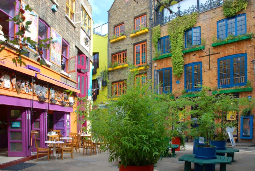 Neal's Yard, Covent Garden, London, England, Great Britain