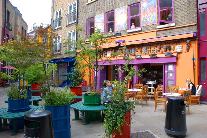Neal's Yard, Covent Garden, London, England, Great Britain