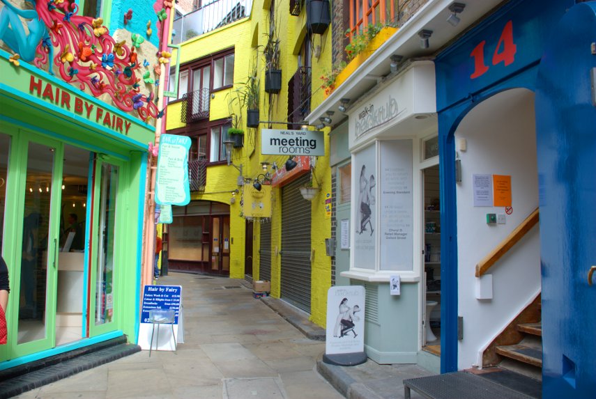 Neal's Yard, Covent Garden, London, England, Great Britain