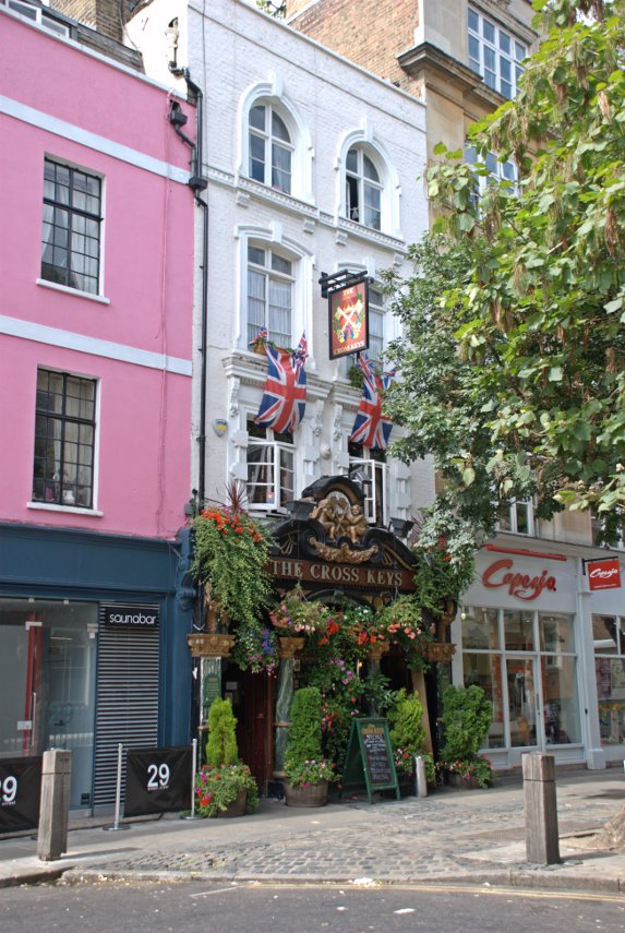 Cross Keys pub, Covent Garden, London, England, Great Britain