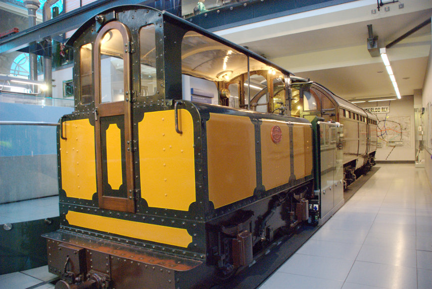 South London Railway Locomotive, London Transport Museum, Covent Garden, London, England, Great Britain