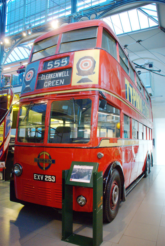 A Trolleybus, London Transport Museum, Covent Garden, London, England, Great Britain