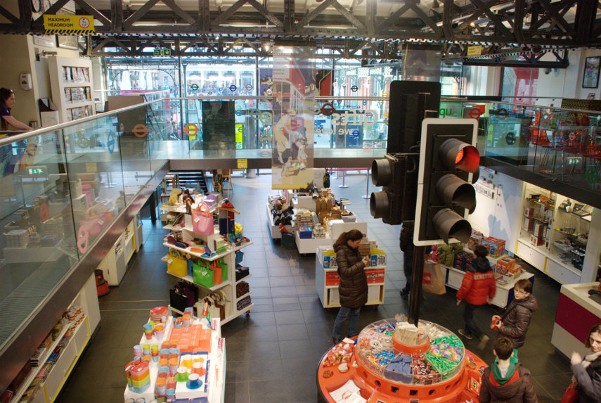 The Shop, London Transport Museum, Covent Garden, London, England, Great Britain