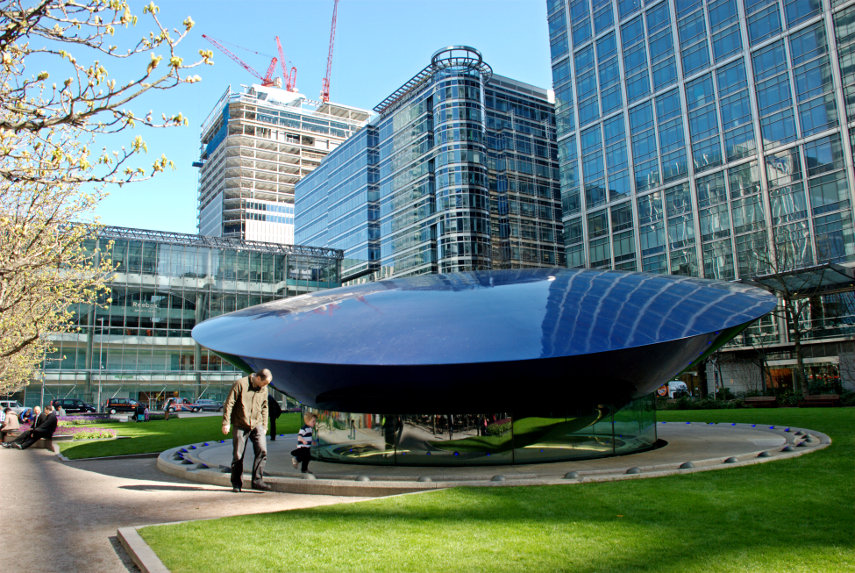 A Large Sculpture, Canada Square, Canary Wharf, Docklands, London, England, Great Britain