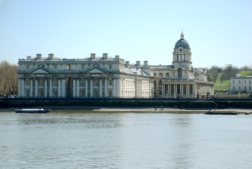 Greenwich from across the River Thames, London, England, Great Britain