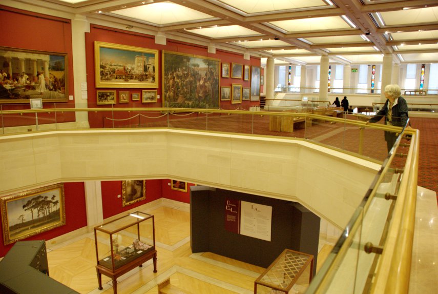 Multiple levels, Guildhall Art Gallery, London, England, Great Britain