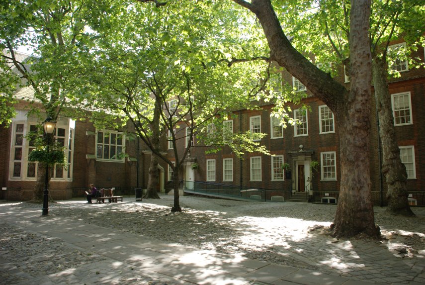 The Courtyard, Staple Inn, Holborn, London, England, Great Britain