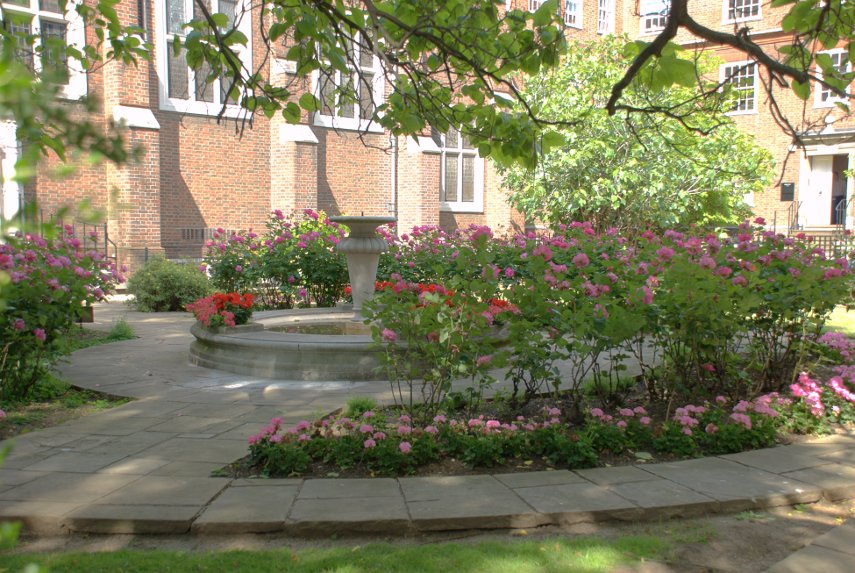 The Garden, Staple Inn, Holborn, London, England, Great Britain