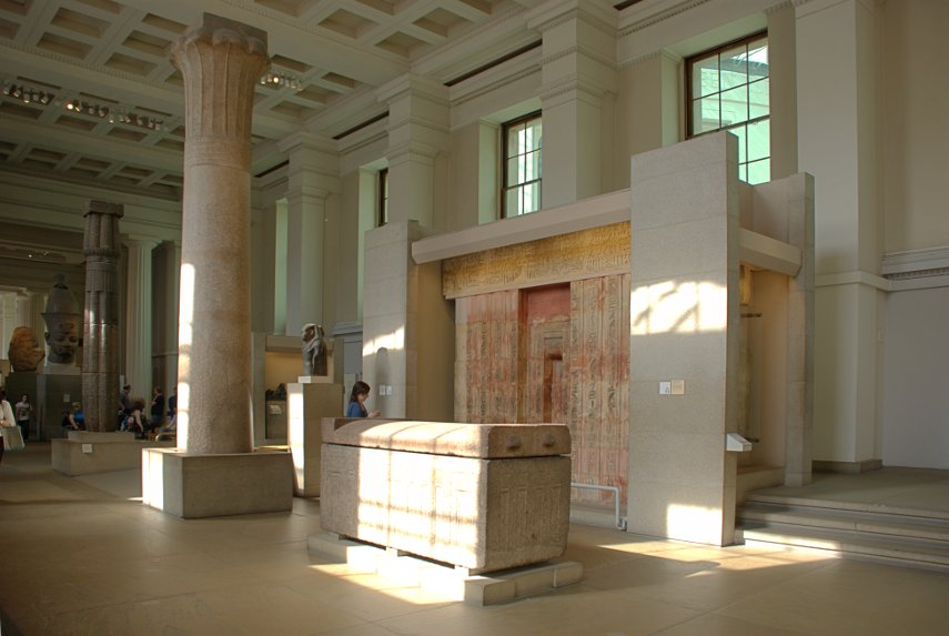 The Egyptian Sculpture Galleries, British Museum, Holborn, London, England, Great Britain