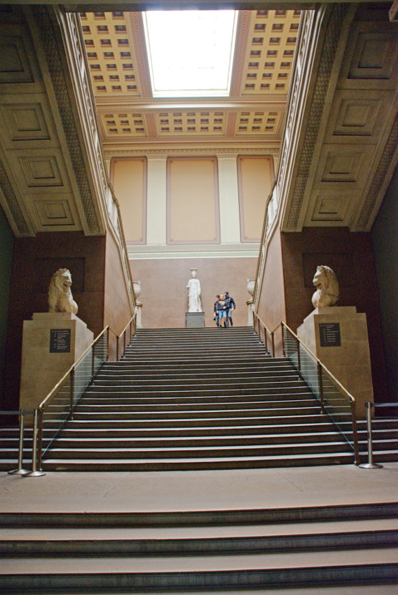 The South Stairs, British Museum, Holborn, London, England, Great Britain