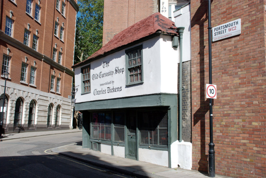 The Old Curiosity Shop near Lincoln's Inn Fields, Holborn, London, England, Great Britain