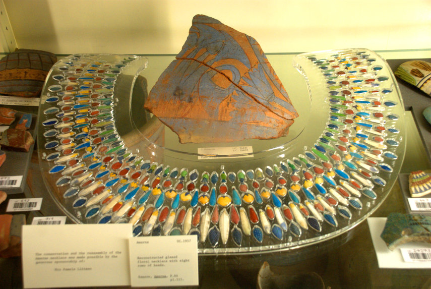 A Colourful Necklace, Petrie Museum of Egyptian Archaeology, St. Pancras, London, England, Great Britain