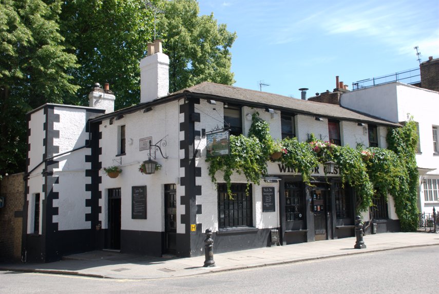 The Windsor Castle Pub, Kensington, London, England, Great Britain