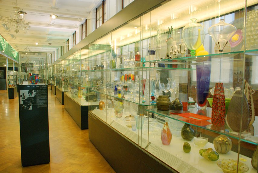 The Glass Gallery, Victoria & Albert Museum, South Kensington, London, England, Great Britain