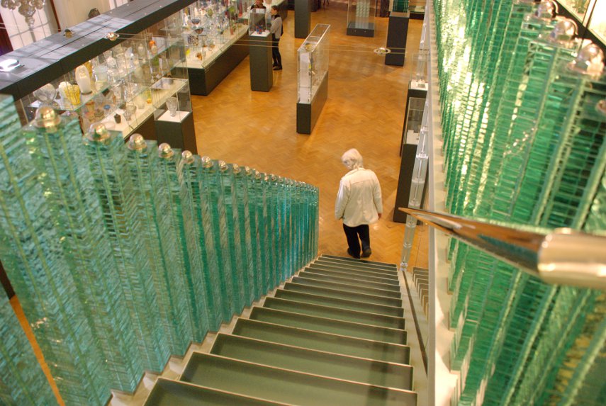 The Staircase, Glass Gallery Mezzanine, Science Museum, South Kensington, London, England, Great Britain