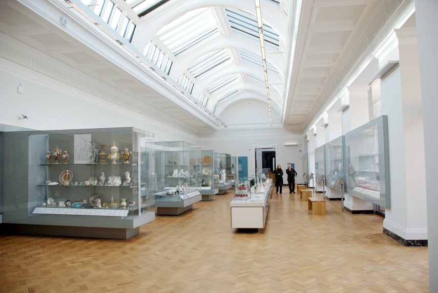 The Ceramics Gallery, Victoria & Albert Museum, South Kensington, London, England, Great Britain