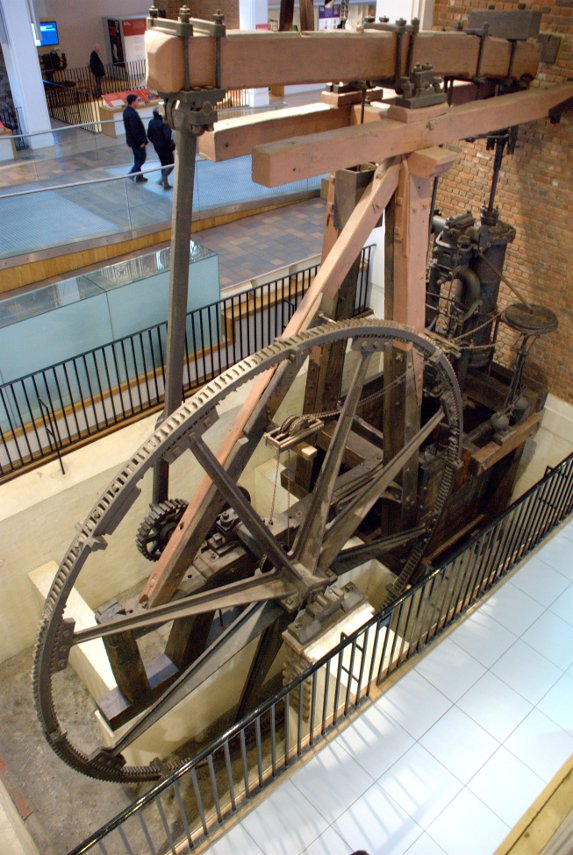 A Bolton & Watt Beam Engine, Science Museum, South Kensington, London, England, Great Britain