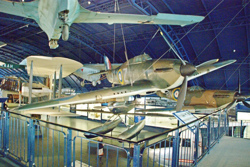 Hawker Hurricane & Spitfire, Science Museum, South Kensington, London, England, Great Britain