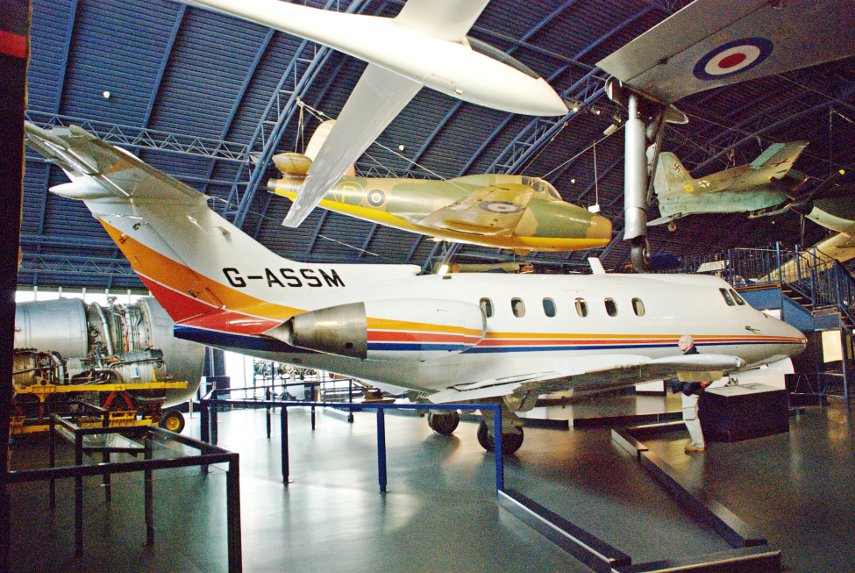 Hawker Siddeley HS 125 Corporate Jet, Science Museum, South Kensington, London, England, Great Britain