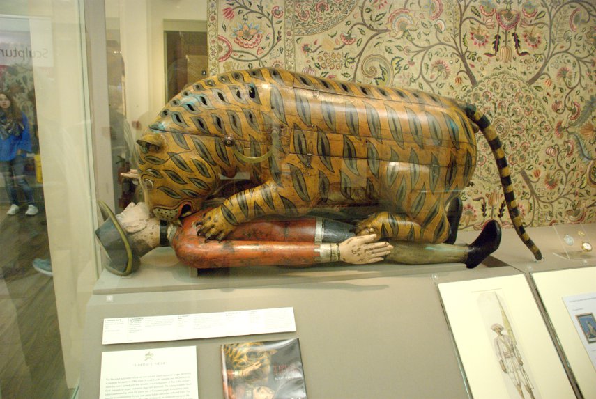 Sultan Tipu's Tiger, Victoria & Albert Museum, South Kensington, London, England, Great Britain