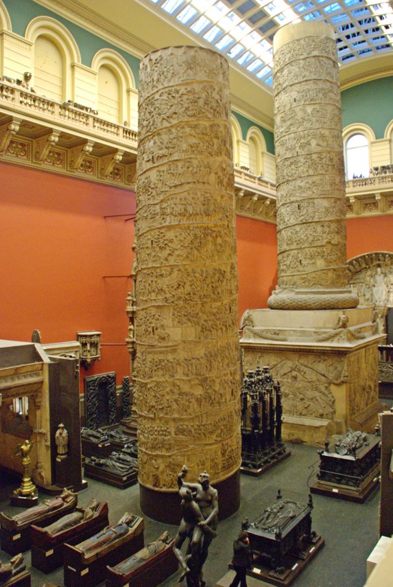 Cast Court and Trajan's Column, Victoria & Albert Museum, South Kensington, London, England, Great Britain