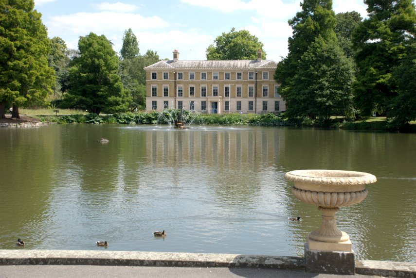 The Lake by the Palm House, Kew Gardens, London, England, Great Britain