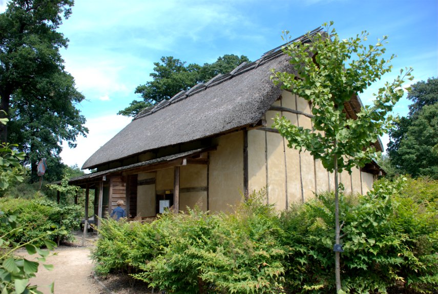 A Japanese Minka House, Kew Gardens, London, England, Great Britain