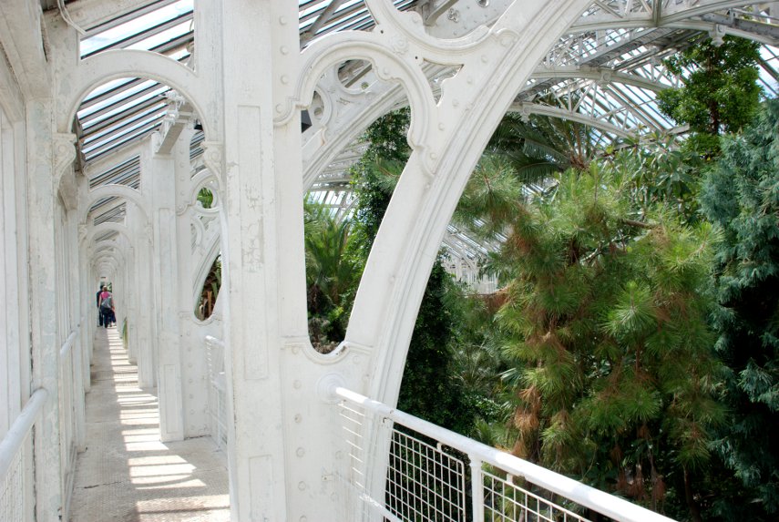 The High Level Walkway, Temperate House, Kew Gardens, London, England, Great Britain