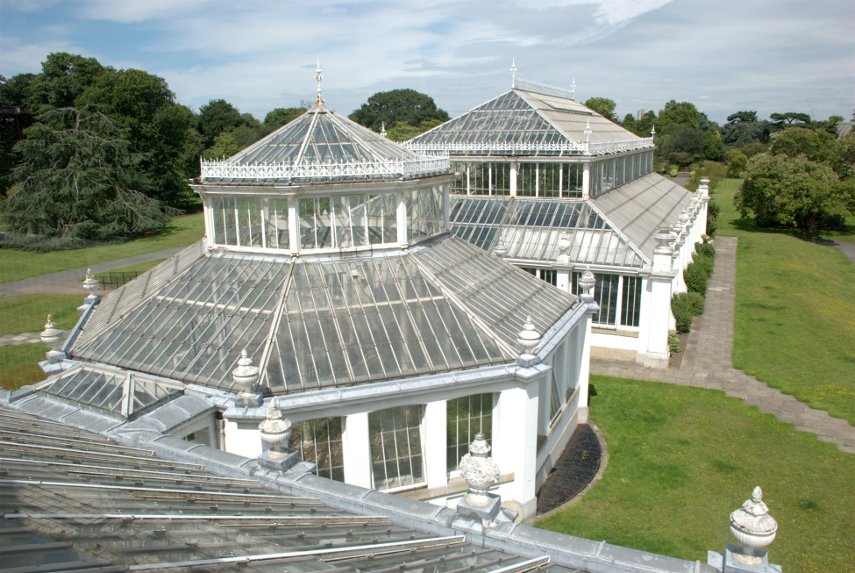 The North Wing and Octagon, Temperate House, Kew Gardens, London, England, Great Britain