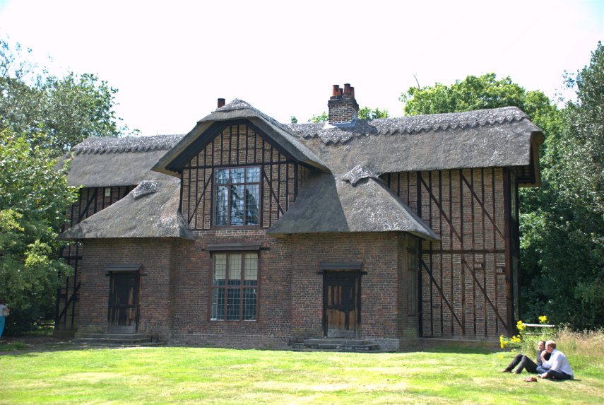 Queen Charlotte's Cottage, Kew Gardens, London, England, Great Britain
