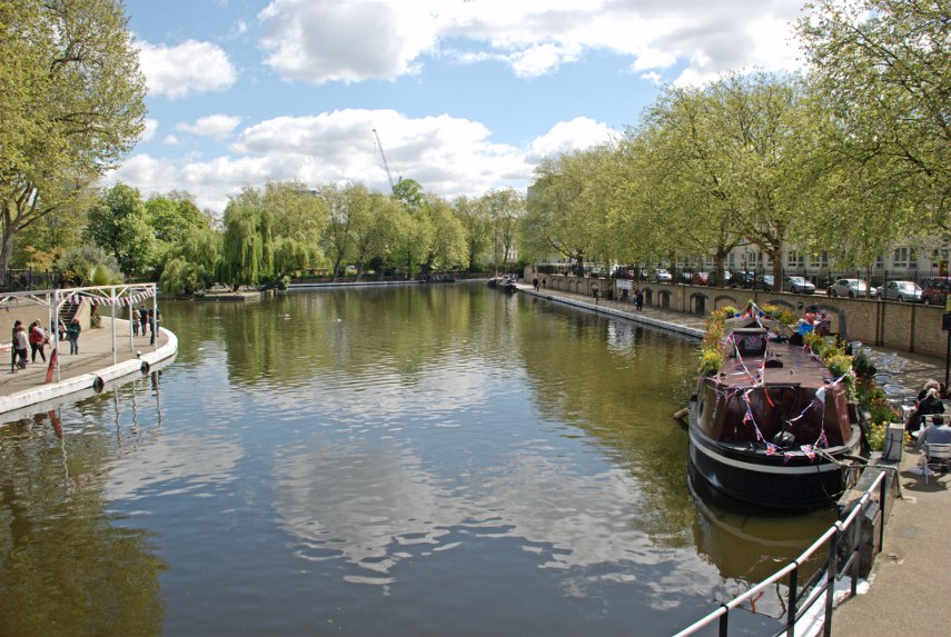 The Little Venice Basin, London, England, Great Britain