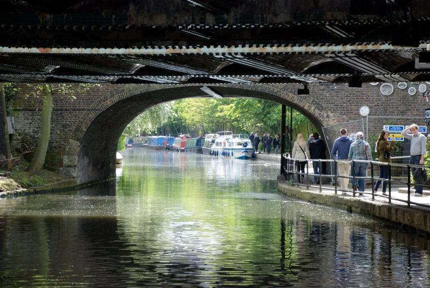 The Regents Canal, Regents Park, London, England, Great Britain