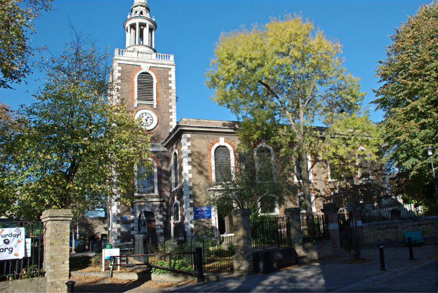 The Church of St. Mary the Virgin, Rotherhithe, London, England, Great Britain