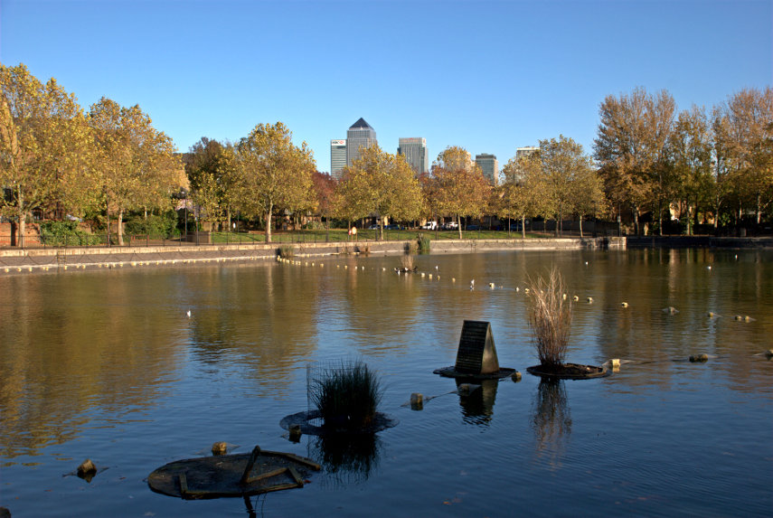 Surrey Water, Rotherhithe, London, England, Great Britain