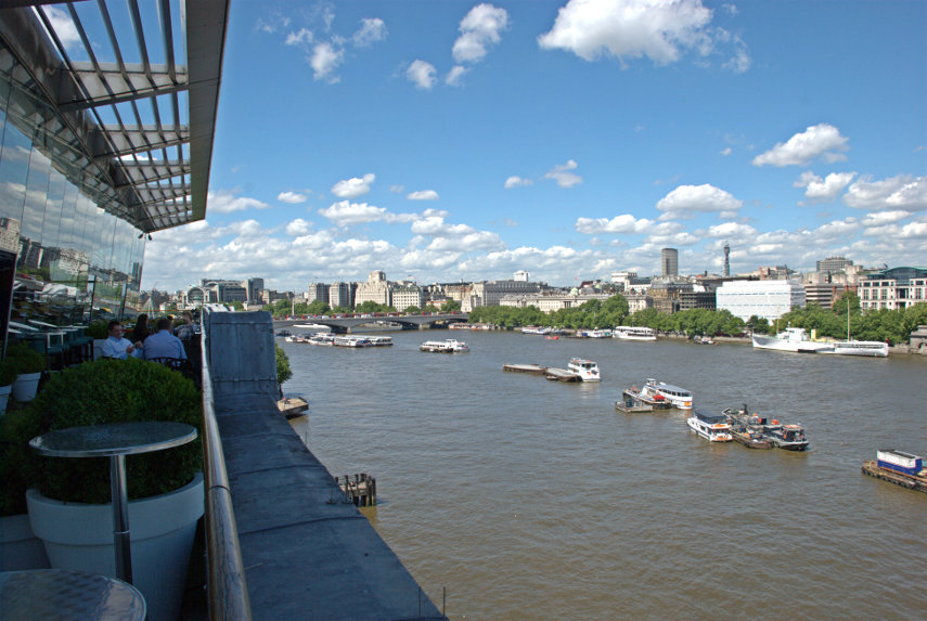 The view west from the viewing gallery, Oxo Tower, Southwark, London, England, Great Britain