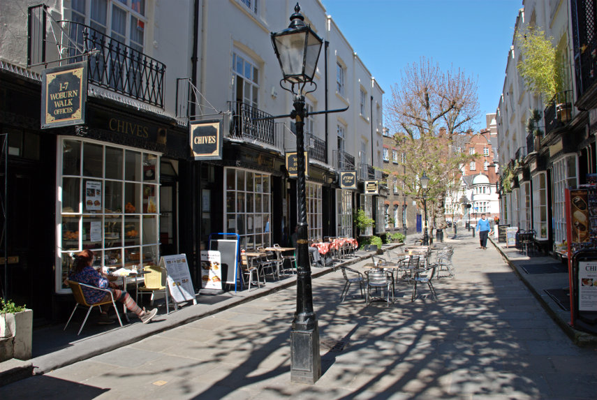 Woburn Walk, St. Pancras, London, England, Great Britain