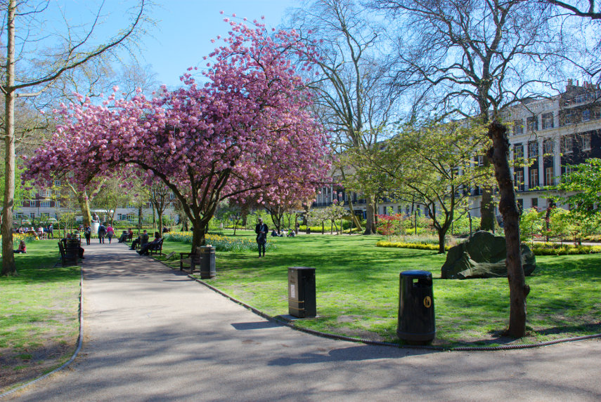 Tavistock Square, St. Pancras, London, England, Great Britain